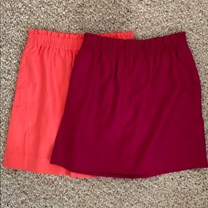 NWT - (Lot of 2) J. Crew skirts - size 4